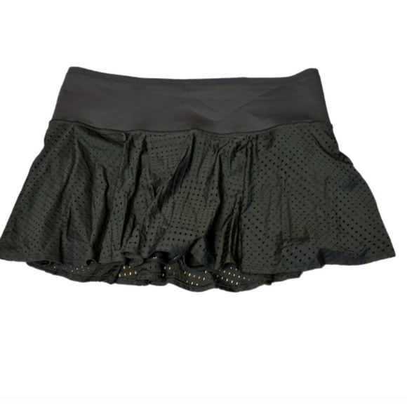 NEW ATHLETA A-GAME 14" SKIRT BLACK TENNIS SKIRT SZ XL SPORTS ATHLETIC CUTE - Picture 7 of 17